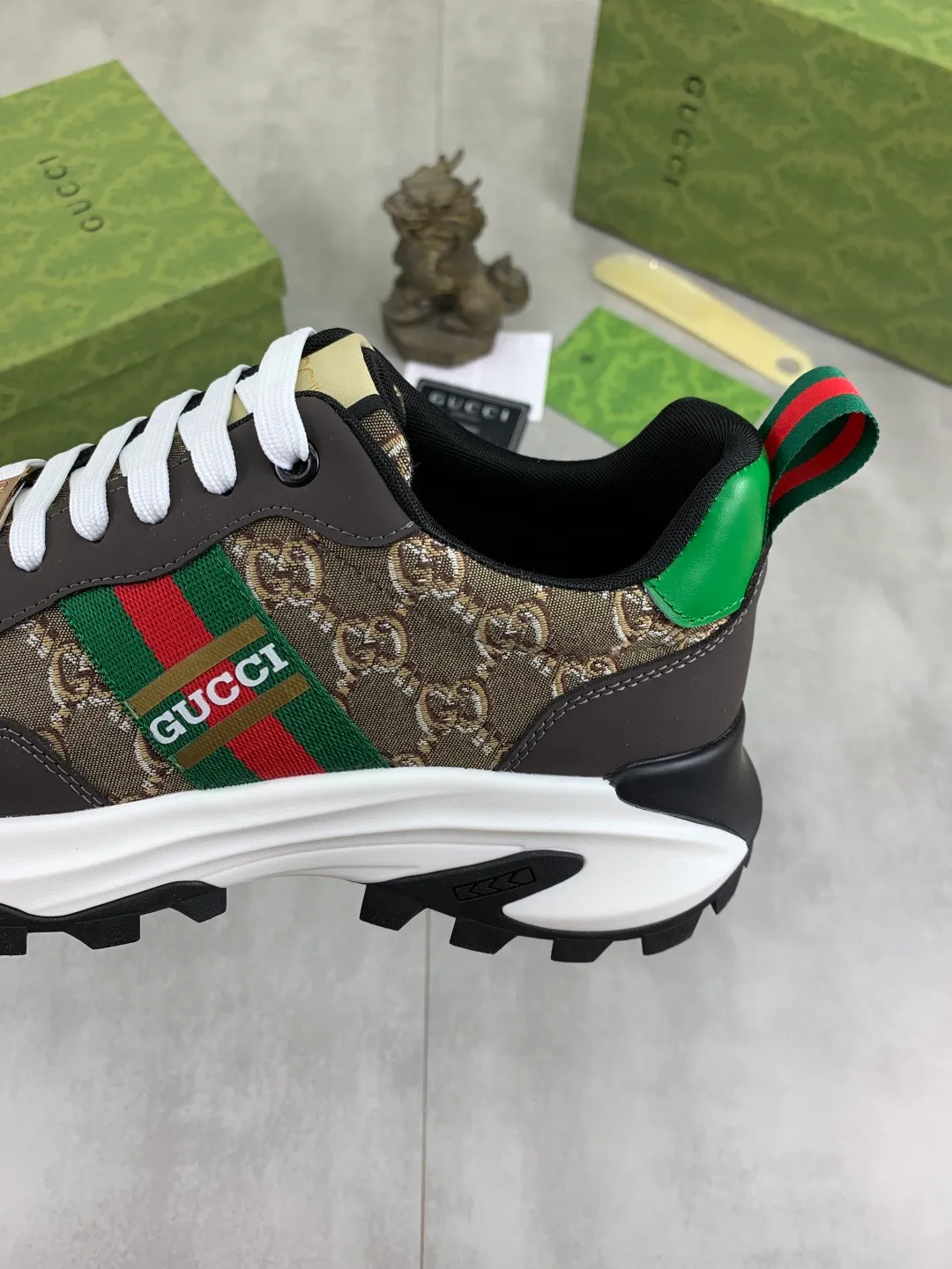 Men's shoes 💰P440💰[New model]🆘 The latest model from Gucci GUCCI official website🎁Classic casual and fashionable men's shoes👟Best model💥The version is simple and elegant, exclusive for trendy men. Unique official website latest brand elements👑Gucci original decoration, fashionable and generous, original soft calfskin fabric➕Comfortable soft first-layer pigskin lining ✅The official website specifies the wear-resistant casual outsole, the classic model is taken in kind🎬Color: 4️⃣colors available😍Number: 38-44